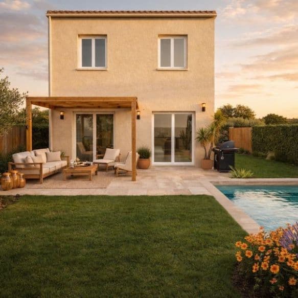 Maison 3 chambres à étage avec terrain viabil...