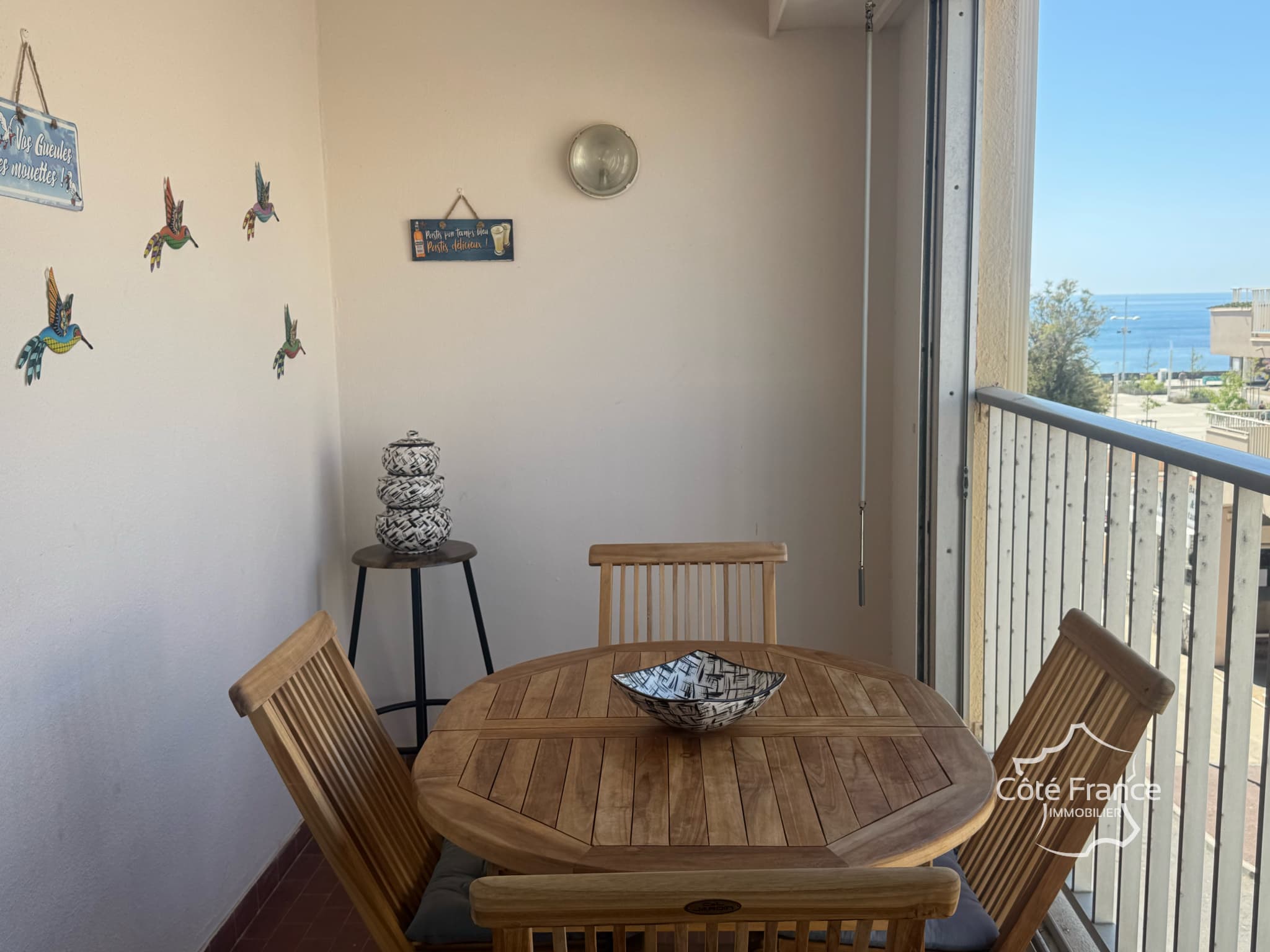 Bel appartement T2 rénové avec parking secteur Môle vue mer