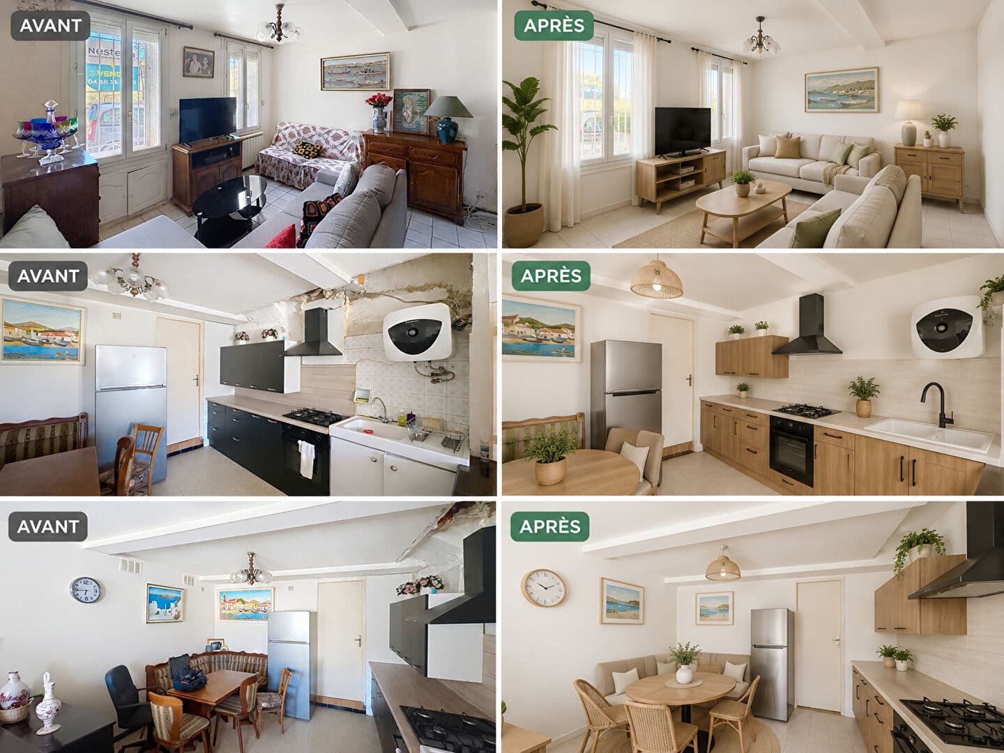 Appartement à rénover à Port Vendres 60m²